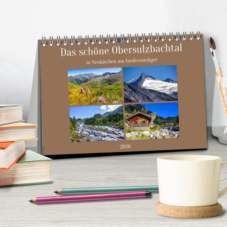 Produktbild: Das sch&ouml;ne Obersulzbachtal (Tischkalender 2026 DIN A5 quer), CALVENDO Monatskalender
