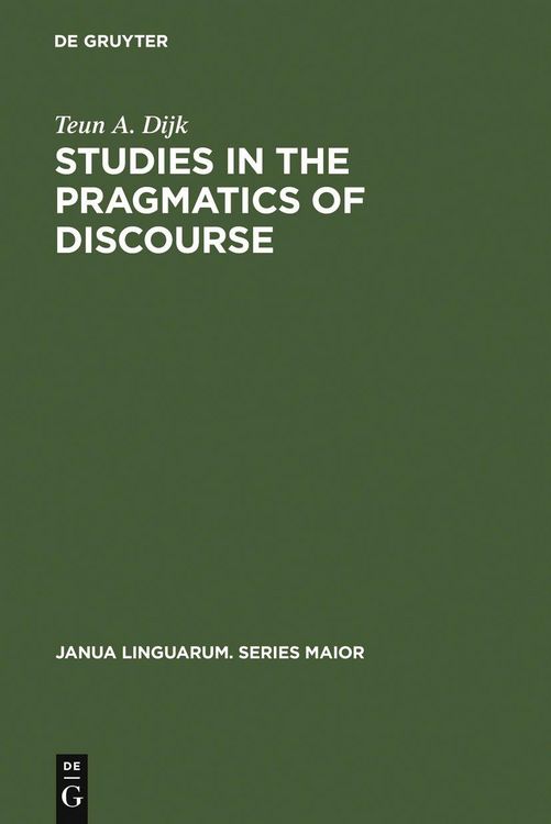 Produktbild: Studies in the Pragmatics of Discourse