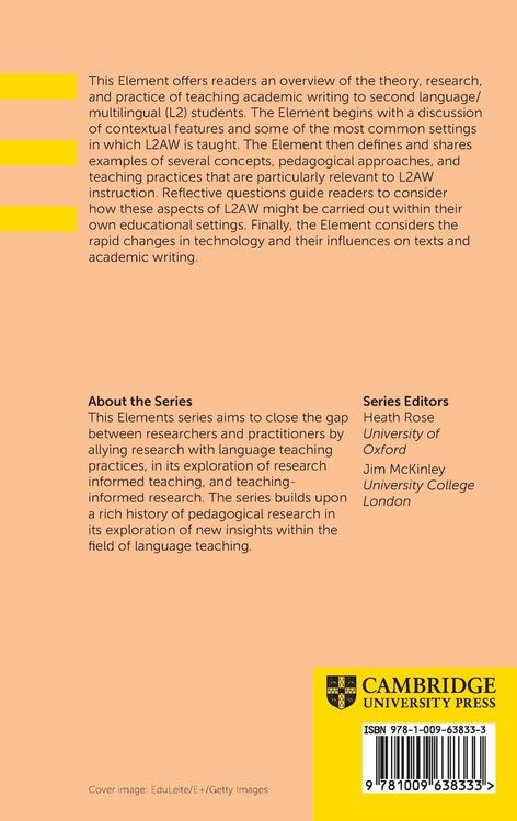 Produktbild: Teaching Second Language Academic Writing
