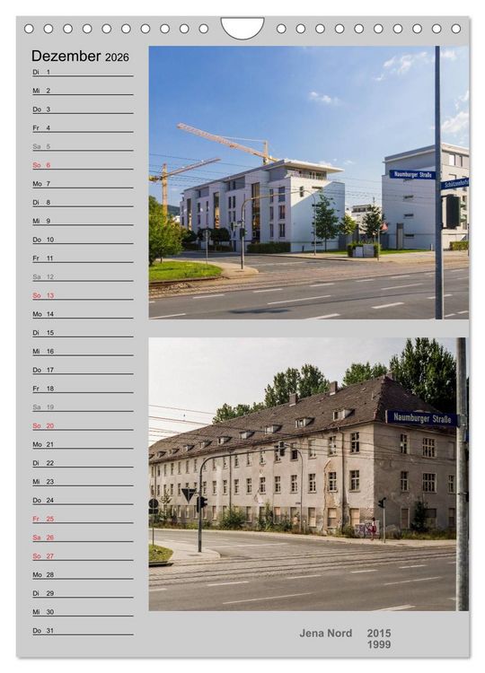 Produktbild: Jena im Wandel (Wandkalender 2026 DIN A4 hoch), CALVENDO Monatskalender