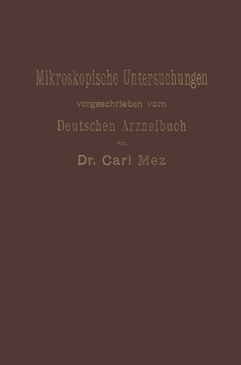 Produktbild: Mikroskopische Untersuchungen