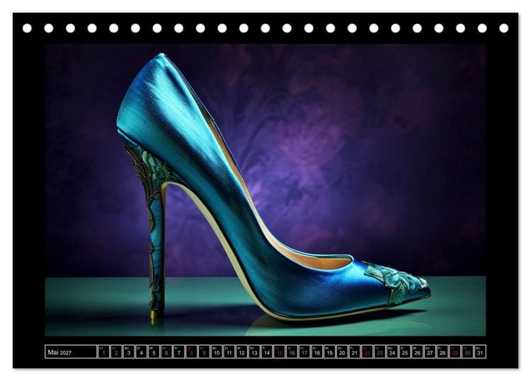 Produktbild: high heel verf&uuml;hrerisch sch&ouml;n (Tischkalender 2027 DIN A5 quer), CALVENDO Monatskalender