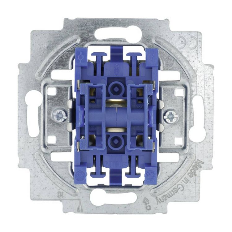 Produktbild: Busch-Jaeger Einsatz Serienschalter, Wippe Reflex SI, Reflex SI Linear Enzianblau (RAL 5010) 2000/5 US 1 St.