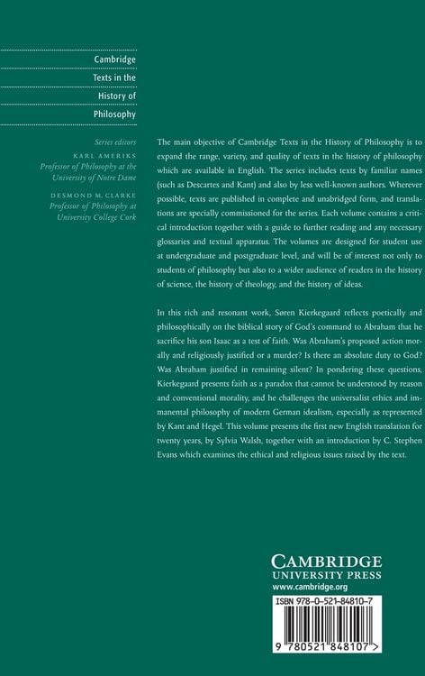 Produktbild: Fear and Trembling