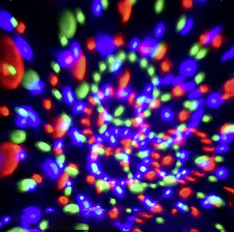 Produktbild: SMD LED Party-Lichteffekt 3W RGB Anzahl Leuchtmittel: 6