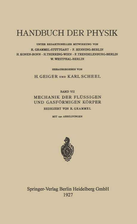 Produktbild: Mechanik der Fl&uuml;ssigen und Gasf&ouml;rmigen K&ouml;rper