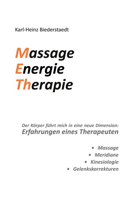 Produktbild: Massage Energie Therapie METh