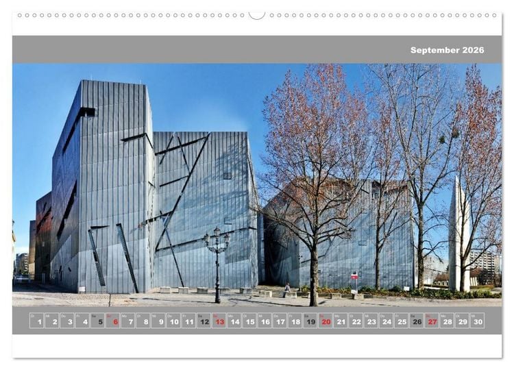 Produktbild: Berlin Fassade (hochwertiger Premium Wandkalender 2026 DIN A2 quer), Kunstdruck in Hochglanz