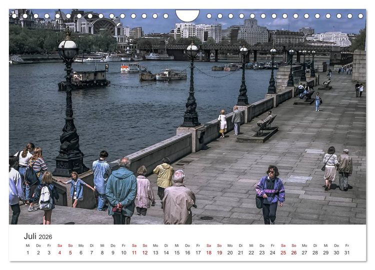 Produktbild: London - Vintage Views (Wandkalender 2026 DIN A4 quer), CALVENDO Monatskalender