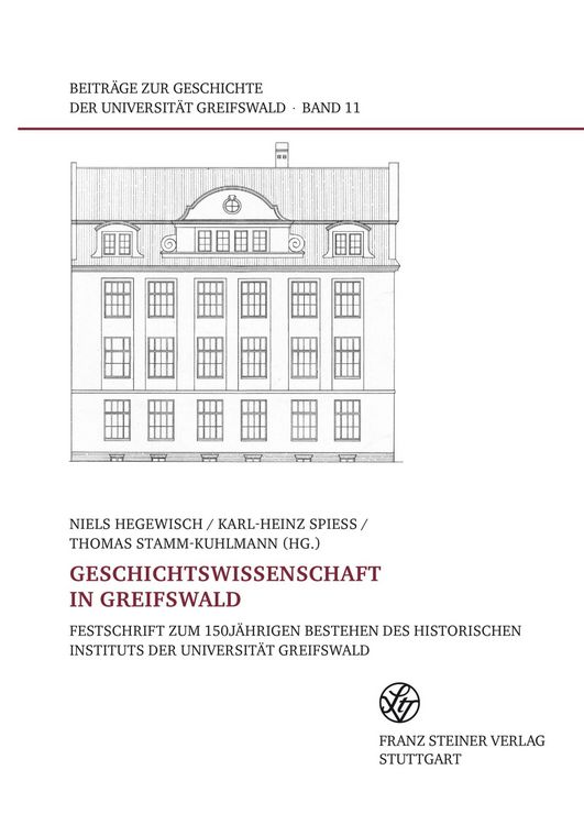 Produktbild: Geschichtswissenschaft in Greifswald