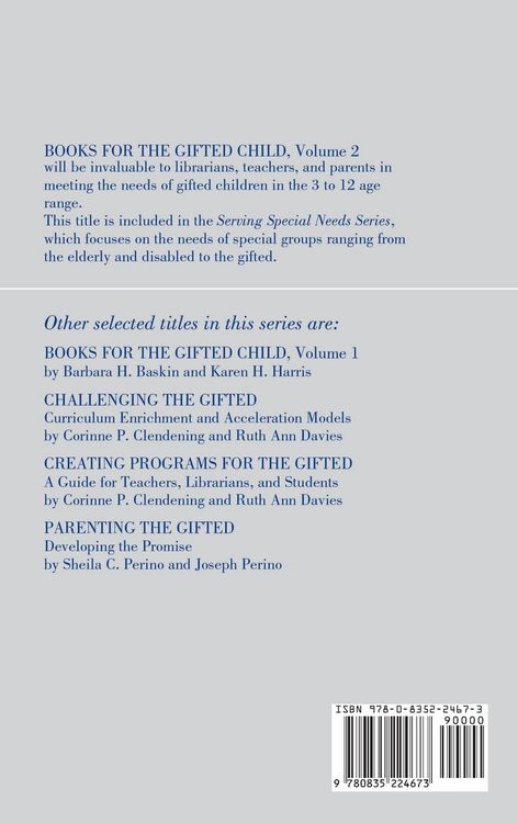 Produktbild: Books for the Gifted Child
