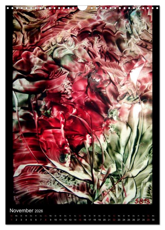 Produktbild: Wachs-Mal-ART encaustic (Wandkalender 2026 DIN A3 hoch), CALVENDO Monatskalender