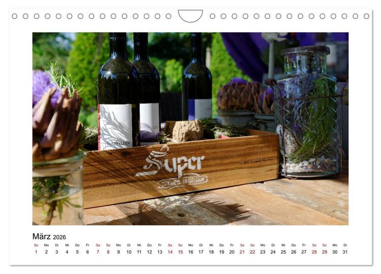 Produktbild: Garten-Idylle 2026 (Wandkalender 2026 DIN A4 quer), CALVENDO Monatskalender