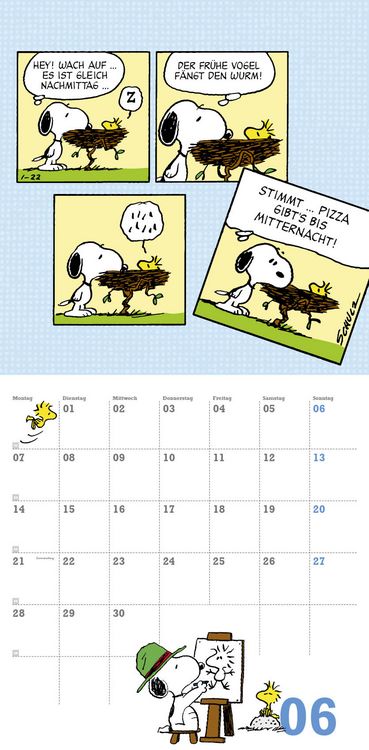 Produktbild: Peanuts Broschurkalender