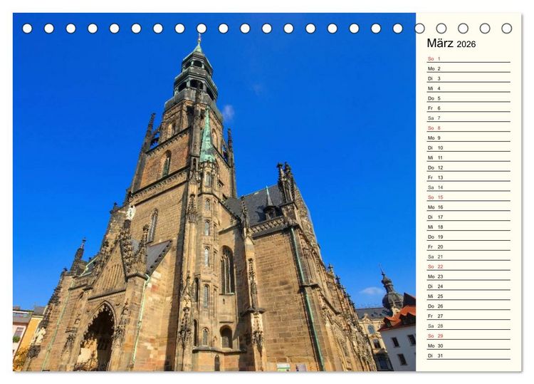 Produktbild: Zwickau - Stadt an der Mulde (Tischkalender 2026 DIN A5 quer), CALVENDO Monatskalender