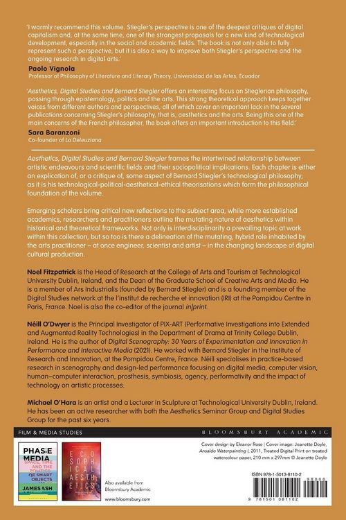 Produktbild: Aesthetics, Digital Studies and Bernard Stiegler