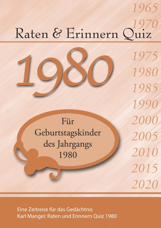 Produktbild: Raten und Erinnern Quiz 1980