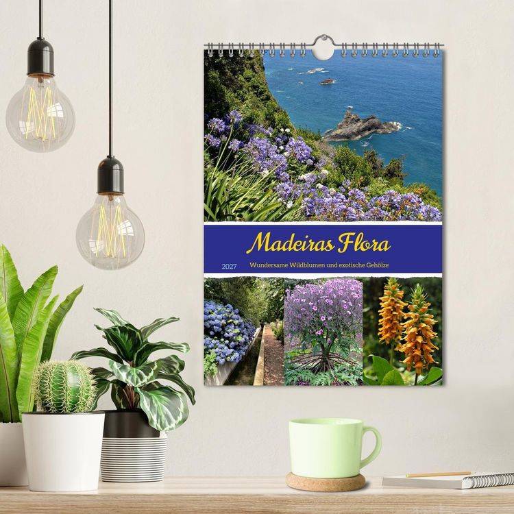 Produktbild: Madeiras Flora. Wundersame Wildblumen und exotische Geh&ouml;lze (Wandkalender 2027 DIN A4 hoch), CALVENDO Monatskalender