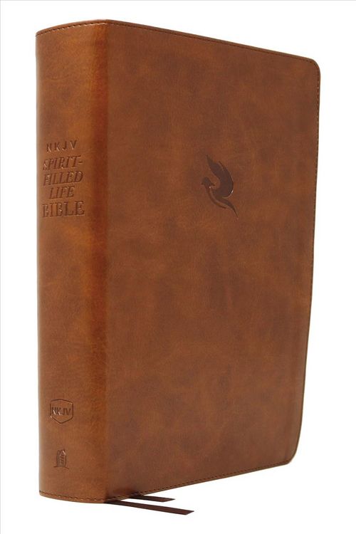 Produktbild: NKJV, Spirit-Filled Life Bible, Third Edition, Imitation Leather, Brown, Indexed, Red Letter Edition, Comfort Print