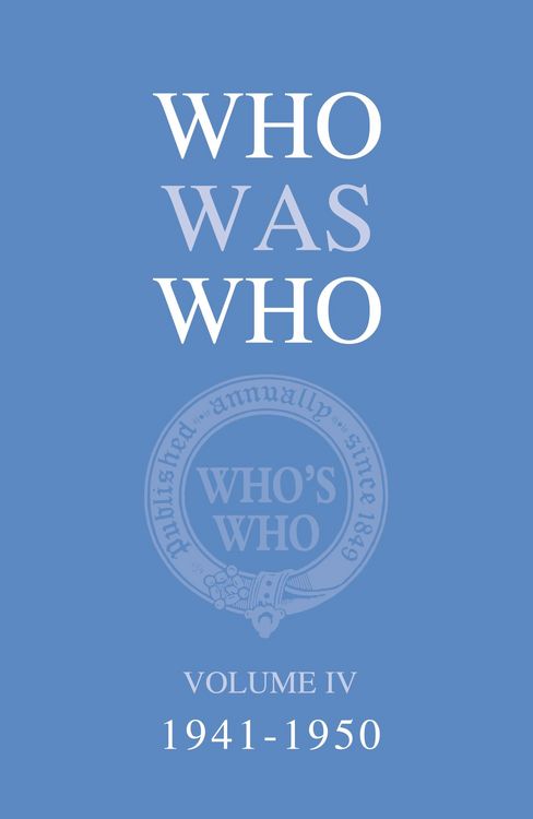 Produktbild: Who Was Who, Volume IV