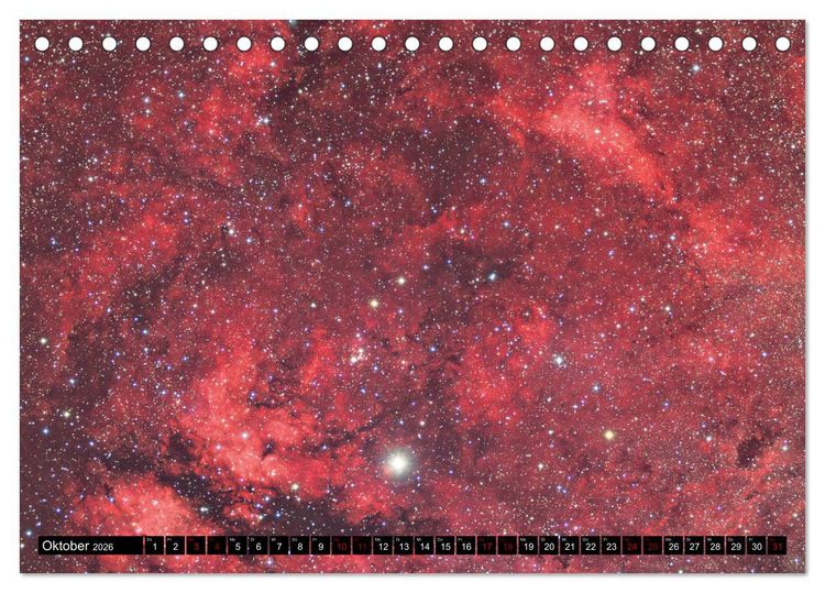 Produktbild: Weltwunder des Alls (Tischkalender 2026 DIN A5 quer), CALVENDO Monatskalender