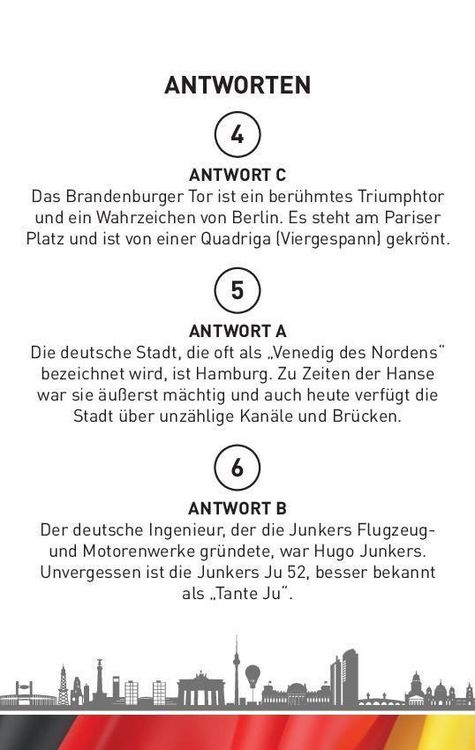 Produktbild: Deutschland-Quiz I ab 10 Jahren