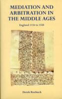 Produktbild: Roebuck, D: Mediation and Arbitration in the Middle Ages: En