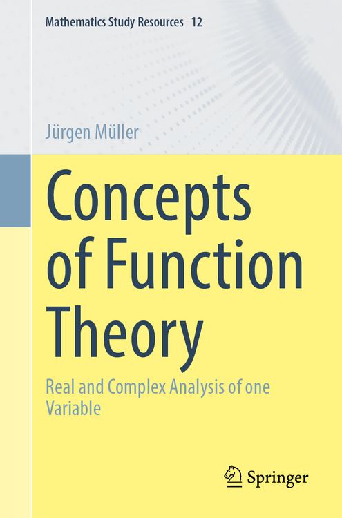 Produktbild: Concepts of Function Theory