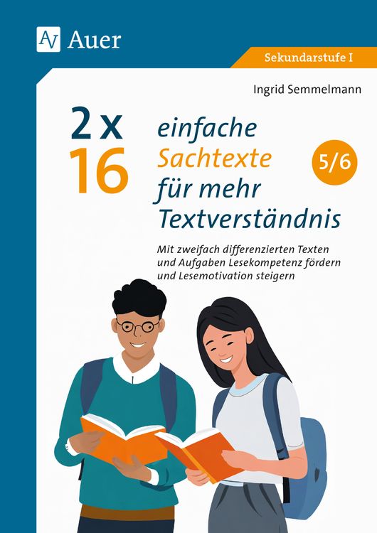 Produktbild: 2 x 16 einfache Sachtexte f&uuml;r mehr Textverst&auml;ndnis