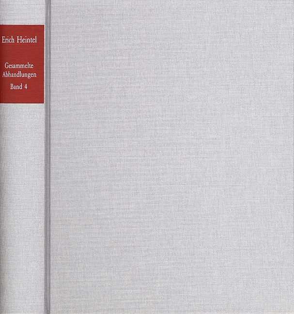 Produktbild: Erich Heintel: Gesammelte Abhandlungen / Band 4: Zur Theologie und Religionsphilosophie II