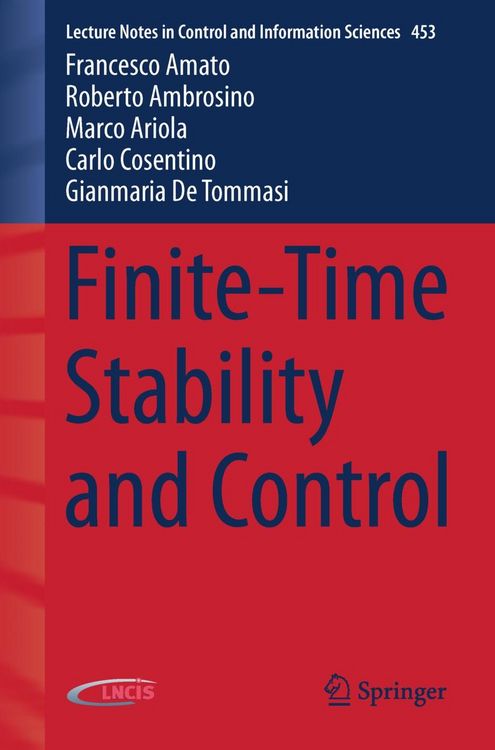 Produktbild: Finite-Time Stability and Control
