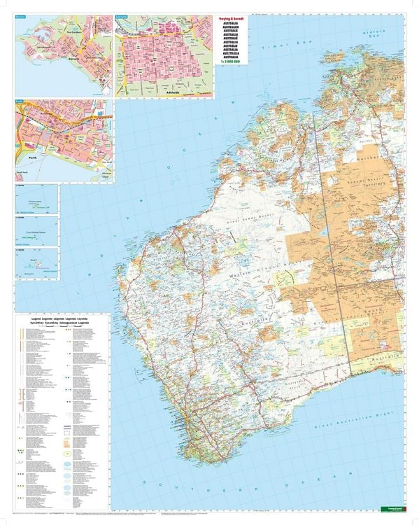 Produktbild: freytag & berndt Stra&szlig;enkarte Australien 1:3 Mio.