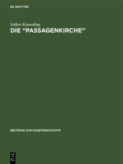 Produktbild: Die "Passagenkirche"