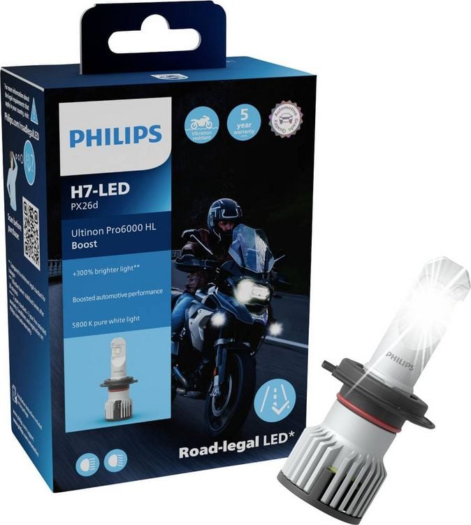 Produktbild: Philips Automotive 11972U60BX1 LED Leuchtmittel Ultinon Pro6000 H7 15W 12V