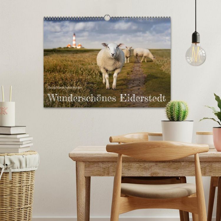 Produktbild: Wundersch&ouml;nes Eiderstedt (Wandkalender 2026 DIN A3 quer), CALVENDO Monatskalender