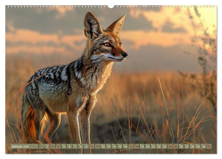 Produktbild: Die wilden Hunde (Wandkalender 2026 DIN A2 quer), CALVENDO Monatskalender