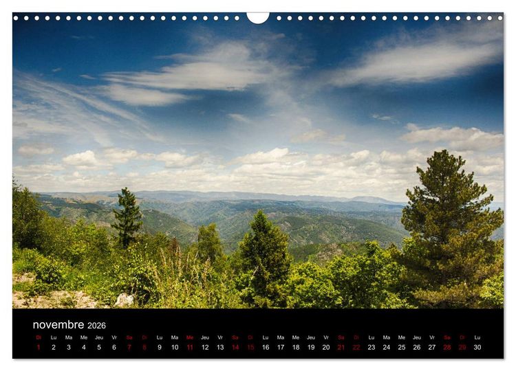 Produktbild: Horizons ard&eacute;chois (Calendrier mural 2026 DIN A3 vertical), CALVENDO calendrier mensuel