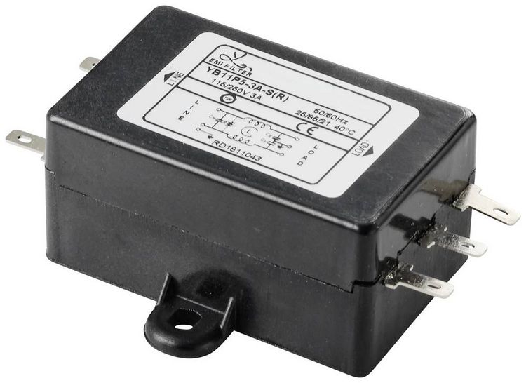 Produktbild: TRU COMPONENTS TC-10101424 Entst&ouml;rfilter 250 V/AC 3 A 2.5 mH (L x B x H) 68 x 50 x 25.5 mm 1 St.