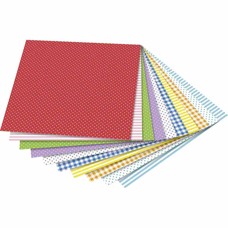 Produktbild: Folia Motivblock KRAFTPAPIER, DIN A4, 20 Blatt sortiert, Kraftkarton 230g/m&sup2; und Kraftpapier 120g/m&sup2;