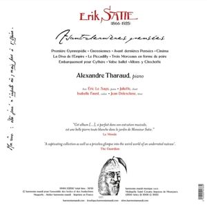 Produktbild: Satie: Avant-dernires penses