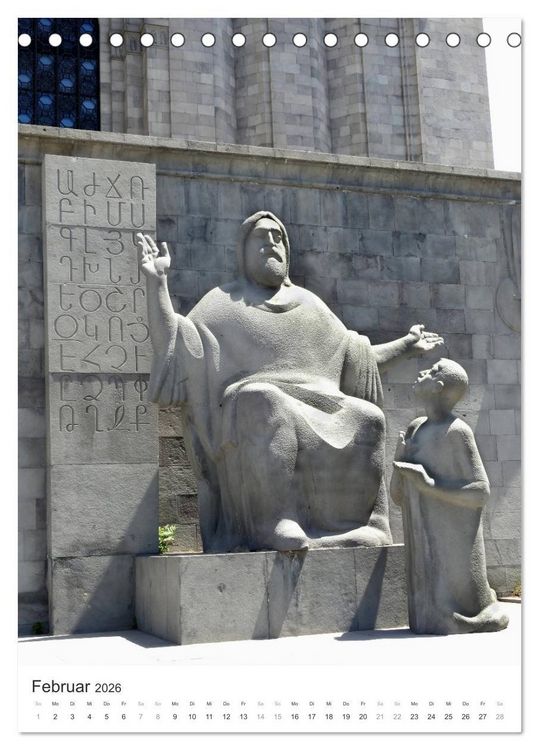 Produktbild: Armenien KULT.P - Kultur - Kl&ouml;ster - Landschaften - Seidenstra&szlig;e (Tischkalender 2026 DIN A5 hoch), CALVENDO Monatskalender