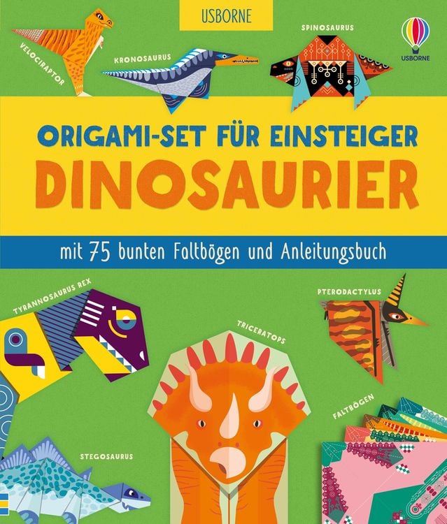 Produktbild: Origami-Set für Einsteiger: Dinosaurier