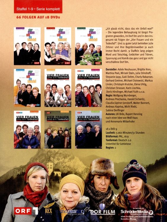 Produktbild: Vier Frauen und ein Todesfall 1-9 [18 DVDs]