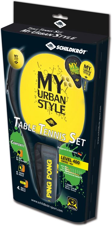 Produktbild: TT-Set SCHILDKR&Ouml;T URBAN STYLE, 1x Schl&auml;ger + Cover,