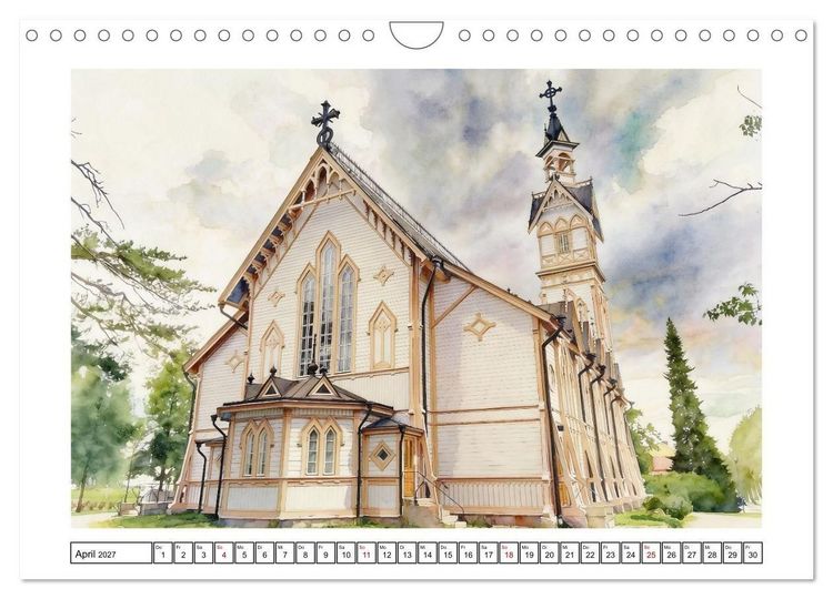 Produktbild: Finnland - Naturparadies (Wandkalender 2027 DIN A4 quer), CALVENDO Monatskalender