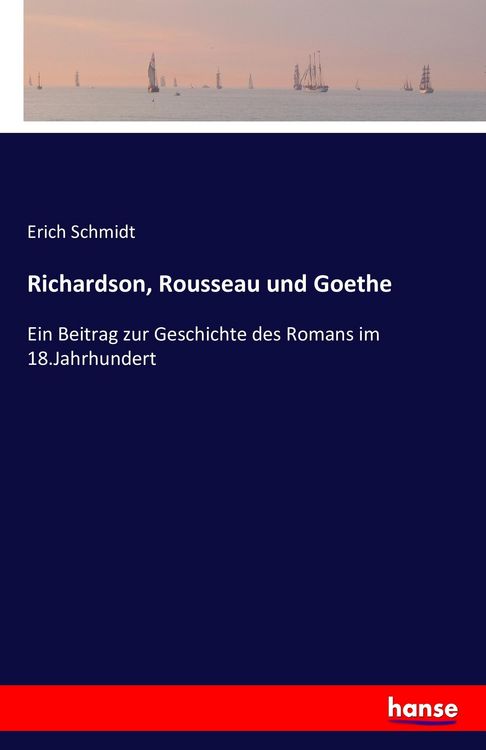 Produktbild: Richardson, Rousseau und Goethe