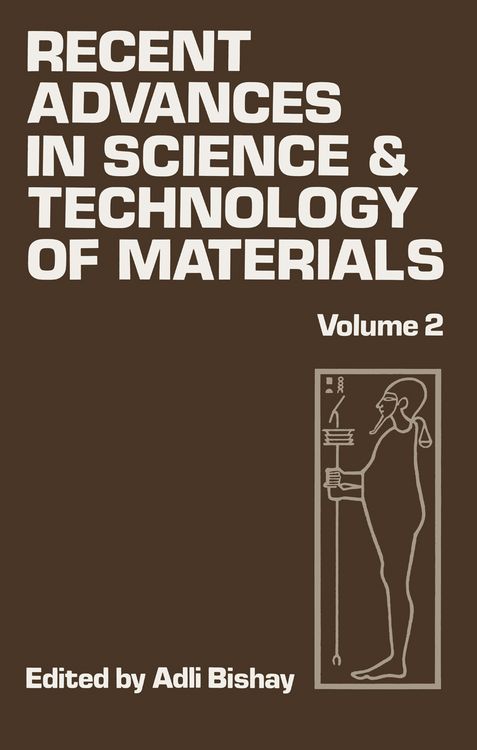 Produktbild: Recent Advances in Science and Technology of Materials