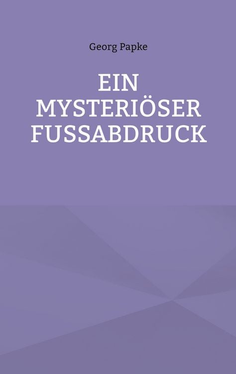 Produktbild: Ein Mysteri&ouml;ser Fussabdruck
