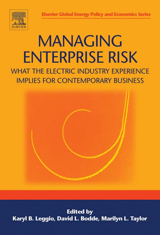 Produktbild: Managing Enterprise Risk: What the Electric Industry Experience Implies for Contemporary Business