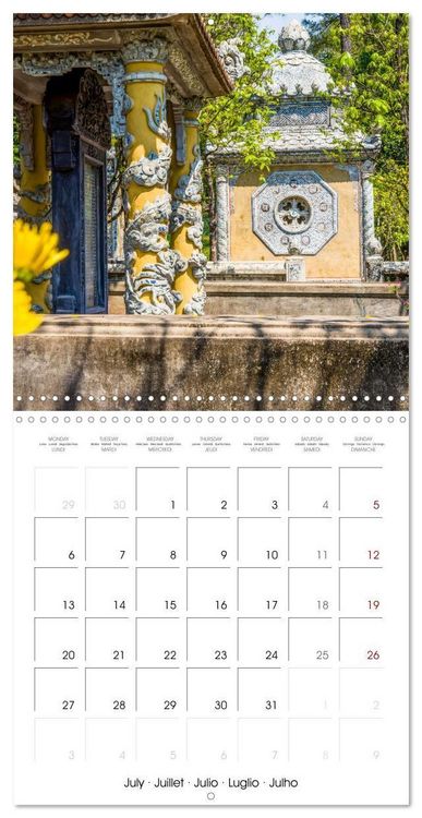 Produktbild: Hue Vietnam&acute;s old imperial city (Wall Calendar 2026 12 &times; 12 Inch) CALVENDO 12 Month Wall Calendar
